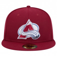 Бейсболка Colorado Avalanche New Era Burgundy Core 59FIFTY