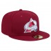 Бейсболка Colorado Avalanche New Era Burgundy Core 59FIFTY