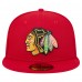 Бейсболка Chicago Blackhawks New Era Red Core 59FIFTY