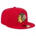 Бейсболка Chicago Blackhawks New Era Red Core 59FIFTY