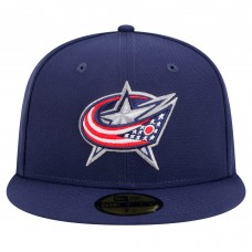 Бейсболка Columbus Blue Jackets New Era Navy Core 59FIFTY