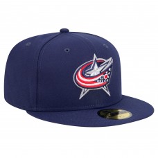 Бейсболка Columbus Blue Jackets New Era Navy Core 59FIFTY