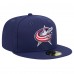 Бейсболка Columbus Blue Jackets New Era Navy Core 59FIFTY