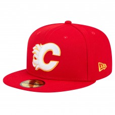 Бейсболка Calgary Flames New Era Red Core 59FIFTY