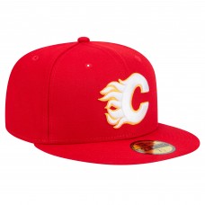 Бейсболка Calgary Flames New Era Red Core 59FIFTY