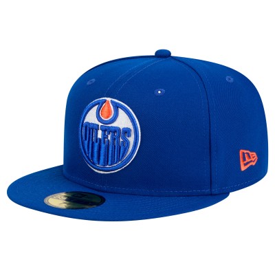 Бейсболка Edmonton Oilers New Era Royal Core 59FIFTY