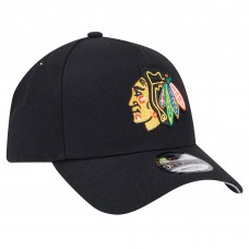 Бейсболка Chicago Blackhawks New Era Core A-Frame 9FORTY - Black