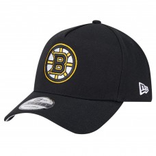 Boston Bruins New Era Black Core A-Frame 9FORTY Adjustable Hat