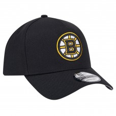 Boston Bruins New Era Black Core A-Frame 9FORTY Adjustable Hat