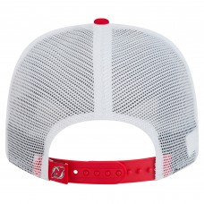 Бейсболка New Jersey Devils New Era Red Core Trucker 9SEVENTY Stretch-Snap
