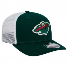 Бейсболка Minnesota Wild New Era Green Core Trucker 9SEVENTY Stretch-Snap