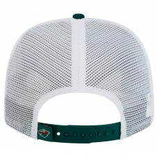 Бейсболка Minnesota Wild New Era Green Core Trucker 9SEVENTY Stretch-Snap