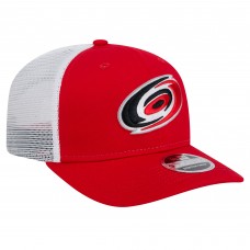 Бейсболка Carolina Hurricanes New Era Red Core Trucker 9SEVENTY Stretch-Snap