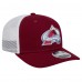 Бейсболка Colorado Avalanche New Era Burgundy Core Trucker 9SEVENTY Stretch-Snap