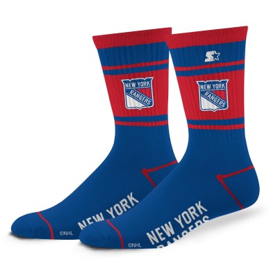 Unisex New York Rangers Starter Billboard Crew Socks