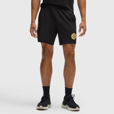 Boston Bruins lululemon Black Pace Breaker Linerless Short 7