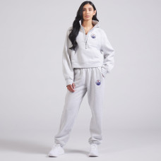Женская пуловер Edmonton Oilers lululemon Heather Gray Scuba Oversized Женская пуловер Edmonton Oilers lululemon Heather Gray Scuba Oversized