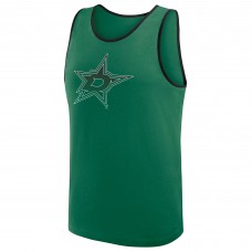 Dallas Stars Logo Athletic Kelly Green Unmatched Success Tank Top