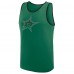 Dallas Stars Logo Athletic Kelly Green Unmatched Success Tank Top