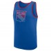 New York Rangers Logo Athletic Blue Unmatched Success Tank Top