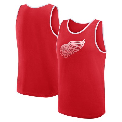 Detroit Red Wings Logo Athletic Red Unmatched Success Tank Top