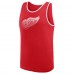 Detroit Red Wings Logo Athletic Red Unmatched Success Tank Top