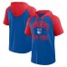 Футболка с капюшоном New York Rangers Logo Athletic Blue Prime Raglan