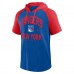 Футболка с капюшоном New York Rangers Logo Athletic Blue Prime Raglan