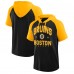 Футболка с капюшоном Boston Bruins Logo Athletic Black Prime Raglan Футболка с капюшоном Boston Bruins Logo Athletic Black Prime Raglan