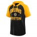 Футболка с капюшоном Boston Bruins Logo Athletic Black Prime Raglan