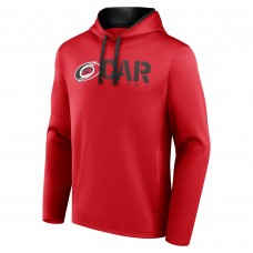 Carolina Hurricanes Logo Athletic Red Head Start Pullover Hoodie