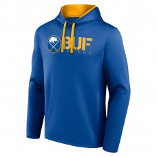 Buffalo Sabres Logo Athletic Royal Head Start Pullover Hoodie
