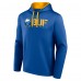 Buffalo Sabres Logo Athletic Royal Head Start Pullover Hoodie