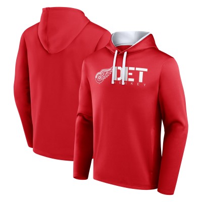 Detroit Red Wings Logo Athletic Red Head Start Pullover Hoodie