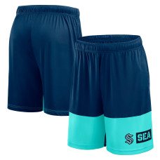 Seattle Kraken Logo Athletic Navy Best of the Best Shorts