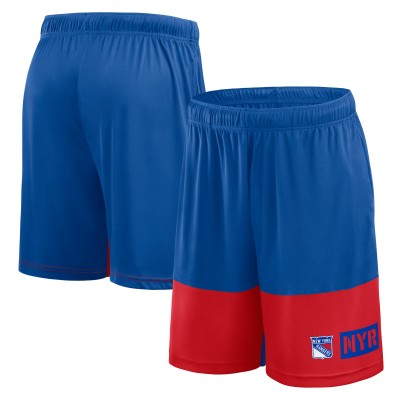 New York Rangers Logo Athletic Blue Best of the Best Shorts