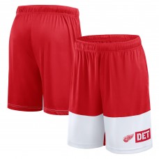 Detroit Red Wings Logo Athletic Red Best of the Best Shorts