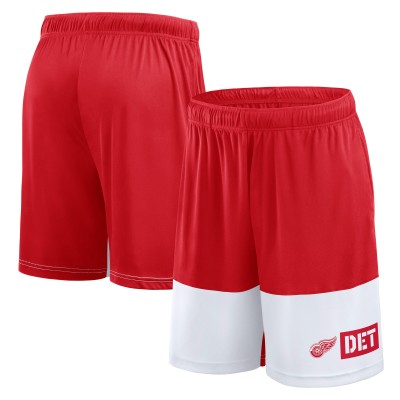 Detroit Red Wings Logo Athletic Red Best of the Best Shorts