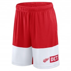 Detroit Red Wings Logo Athletic Red Best of the Best Shorts
