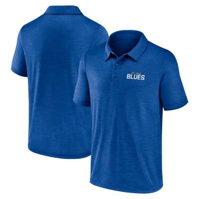 St. Louis Blues Logo Athletic Blue Unstoppable Polo