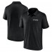 Dallas Stars Logo Athletic Black Unstoppable Polo