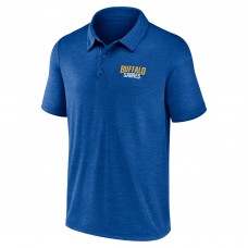 Buffalo Sabres Logo Athletic Royal Unstoppable Polo