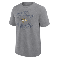 Nashville Predators Logo Athletic Heather Gray Success T-Shirt