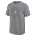 Nashville Predators Logo Athletic Heather Gray Success T-Shirt