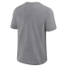 Seattle Kraken Logo Athletic Heather Gray Top Notch T-Shirt