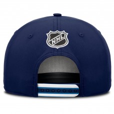 Бейсболка Winnipeg Jets Fanatics Navy 2025 NHL Draft Authentic Pro On-Stage Podium A-Frame