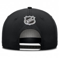Бейсболка New Jersey Devils Fanatics Black 2025 NHL Draft Authentic Pro On-Stage Podium A-Frame
