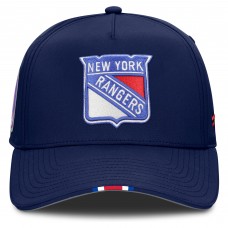 Бейсболка New York Rangers Fanatics Navy 2025 NHL Draft Authentic Pro On-Stage Podium A-Frame Бейсболка New York Rangers Fanatics Navy 2025 NHL Draft Authentic Pro On-Stage Podium A-Frame