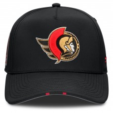 Бейсболка Ottawa Senators Fanatics Black 2025 NHL Draft Authentic Pro On-Stage Podium A-Frame