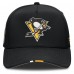 Бейсболка Pittsburgh Penguins Fanatics Black 2025 NHL Draft Authentic Pro On-Stage Podium A-Frame